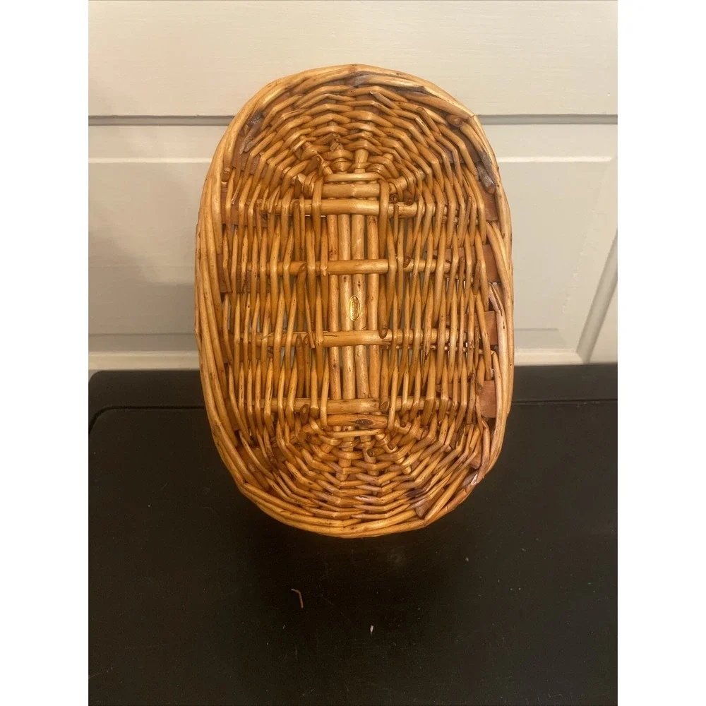 Wicker Rattan‎ Wood Oval 12 X9